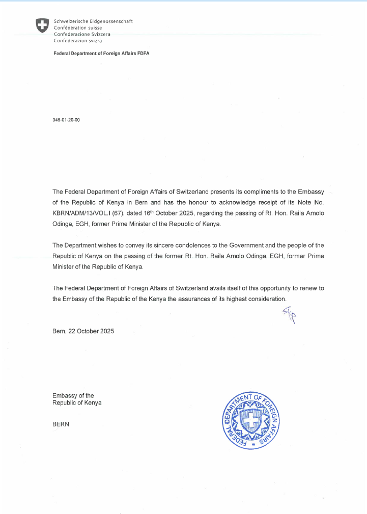 Federal Department of Foreign Affairs FDFA