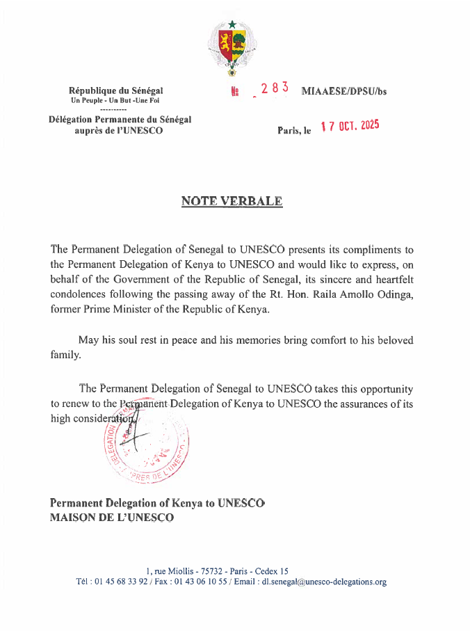 Permanent Delegation of Senegal to UNESCO