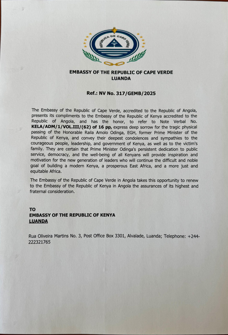 Republic of Cape Verde Luanda, Angola