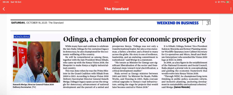 Champion for Economic Prosperity